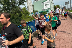 Spacery po mieście na półkoloniach Letnia Akademia w CTH i SOWA