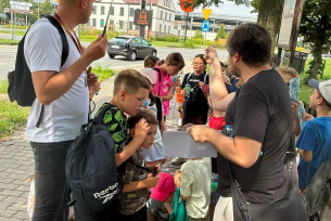 Spacery po mieście na półkoloniach Letnia Akademia w CTH i SOWA