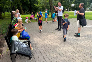 Spacery po mieście na półkoloniach Letnia Akademia w CTH i SOWA