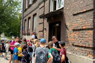 Spacery po mieście na półkoloniach Letnia Akademia w CTH i SOWA