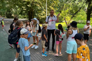 Spacery po mieście na półkoloniach Letnia Akademia w CTH i SOWA