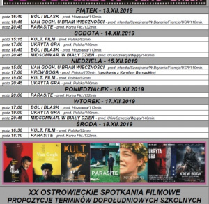 XX Ostrowieckie Spotkania Filmowe