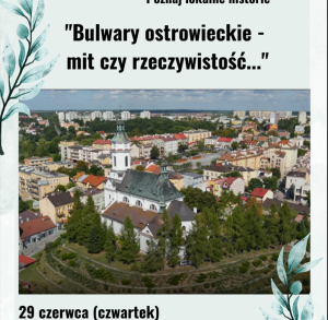 „Bulwary ostrowieckie - mit czy rzeczywistość...” - wykład Zbigniewa Wacława Pękali w wypożyczalni Miejskiej Biblioteki Publicznej w Ostrowcu Świętokrzyskim