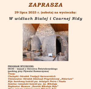 Wycieczka autokarowa „W widłach Białej i Czarnej Nidy” zorganizowana przez PTTK w Ostrowcu Świętokrzyskim