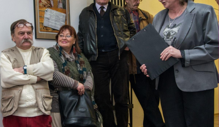 Wernisaż w galerii Uwaga Schody w MCK (Ostrowiec Świetokrzyski)