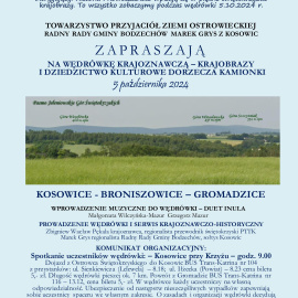 Krajoznawcza Wędrówka - Krajobrazy i Dziedzictwo Kulturowe Dorzecza Kamionki