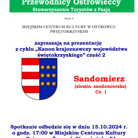 Kanon Krajoznawczy Województwa Świętokrzyskiego - Sandomierz (Ziemia Sandomierska Cz. 1)