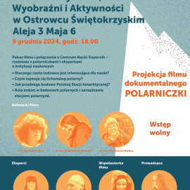 Projekcja filmu dokumentalnego pt. „Polarniczki” w Stefie Odkrywania Wyobraźni i Aktywności w Ostrowcu Świętokrzyskim