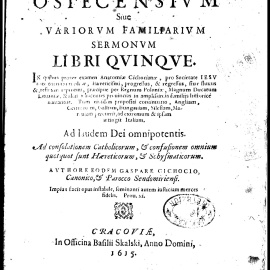 Szlachta sandomierska w świetle Alloquiorum Osiecensium sive variorum familiarum sermonum libri V Kaspra Cichockiego