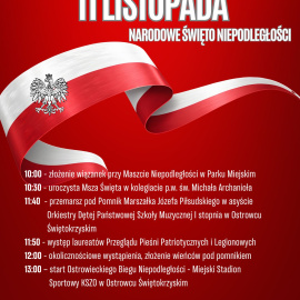 Narodowe Święto Niepodległości - uroczyste obchody w Ostrowcu Świętokrzyskim