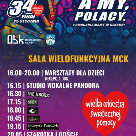 34. Finał Wielkiej Orkiestry Świątecznej Pomocy w Ostrowcu Świętokrzyskim