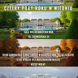 Cztery pory roku w Wiedniu - gawęda dla szkół i mieszkańców Ostrowca Świętokrzyskiego