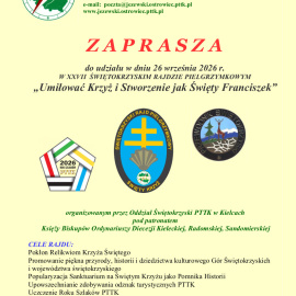 XXVII Świętokrzyski Rajd Pielgrzymkowy „Umiłować Krzyż i Stworzenie jak Święty Franciszek”